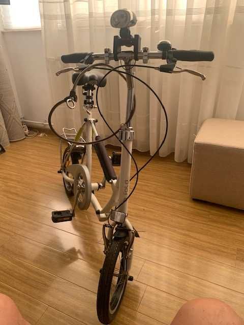 Vand bicicleta pliabila,b fold franta,putin rulata,nici 10 km.