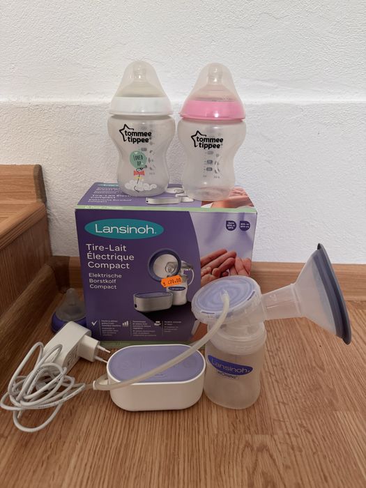 Pompa de sân electrică Lansinoh Compactă +CADOU