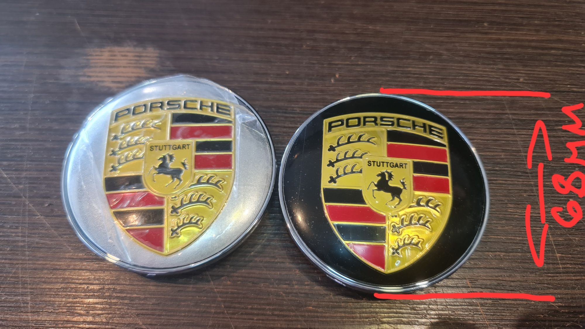 Капачки за джанти на Порше Porsche 56мм 60мм 63мм 65мм 68мм 76мм и др.