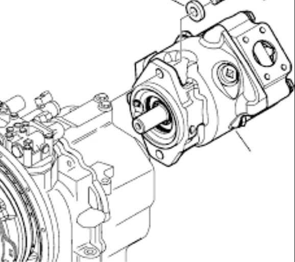 Pompa hidraulica KOMATSU WB93S-5EO  708-1U-01111 Noua