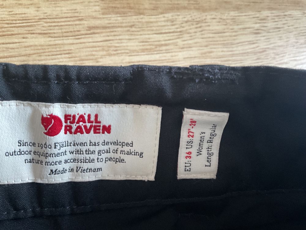 Fjallraven pantaloni originali G 1000 noi