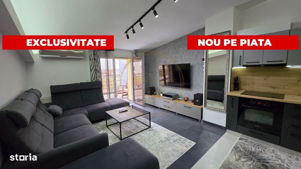 Apartament 2 cam + terasa(20mp) + parcare subterana, zona Iulius Mall