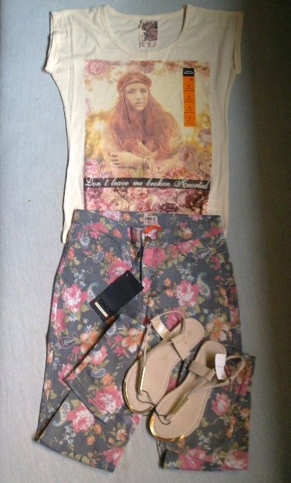 Нов дамски дънков панталон