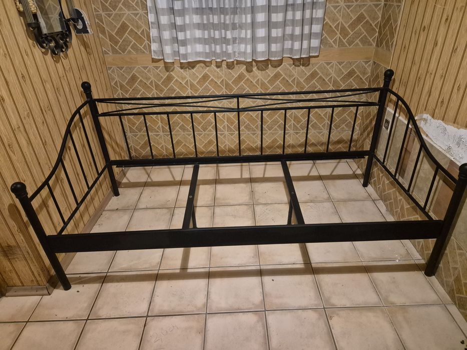 Метално легло, тръбна мебел 2.00/1.00