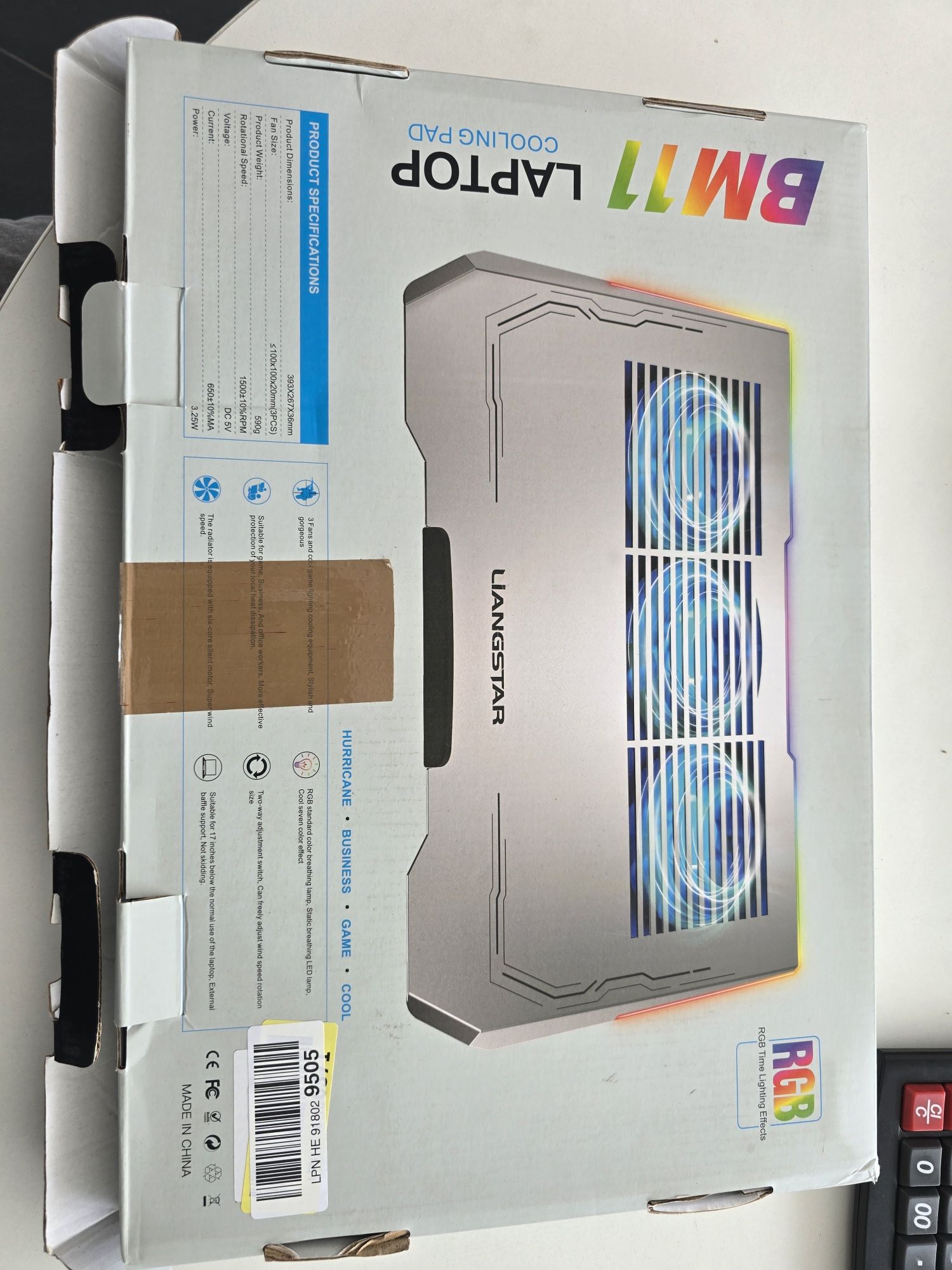 Cooler laptop cu 3 si cu 6 ventilatoare