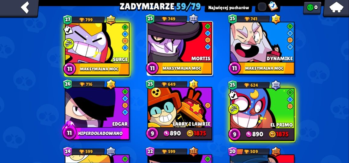 Акаунт Brawl stars 23к