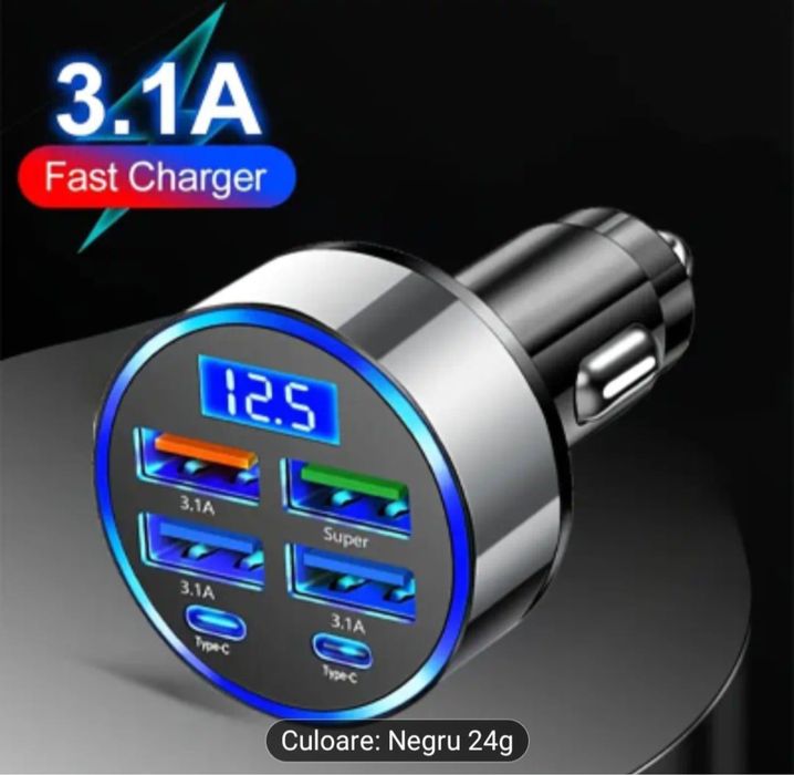 Incarcator rapid pentru masina cu afisaj digital