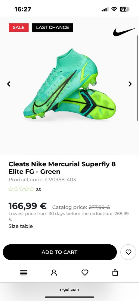 Футболни обувки Nike Mercurial Superfly 8 Elite FG