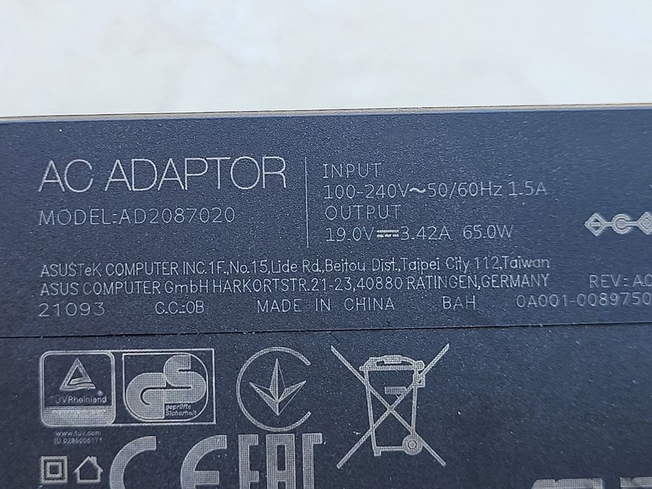 Incarcator laptop Asus 19V 3,42A 65W mufa subtire 4,0x1,35mm