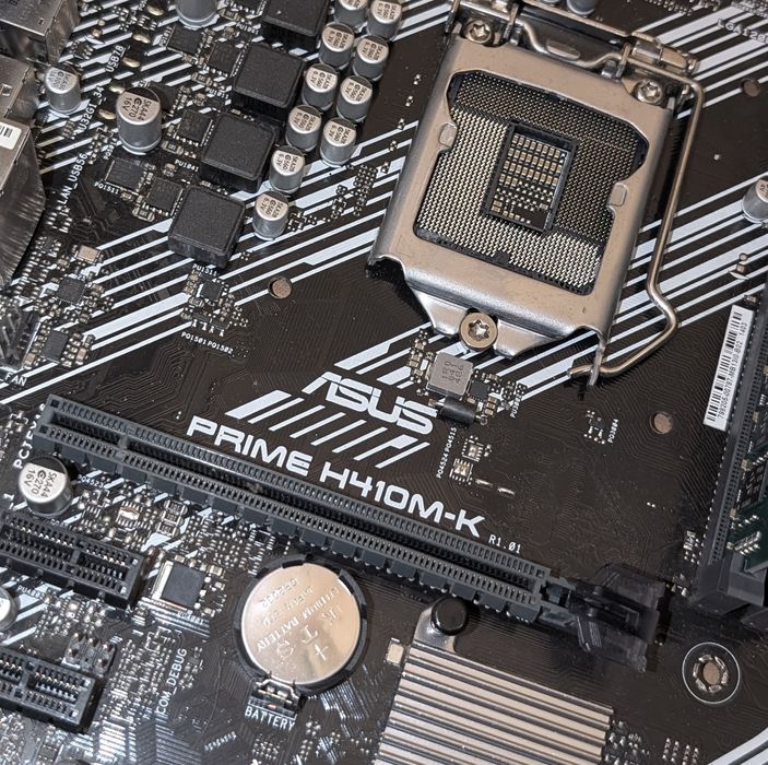 Kit asus prime h410m-k LGA1200 + memorie ddr4 adata 2666Mhz 16 gigs