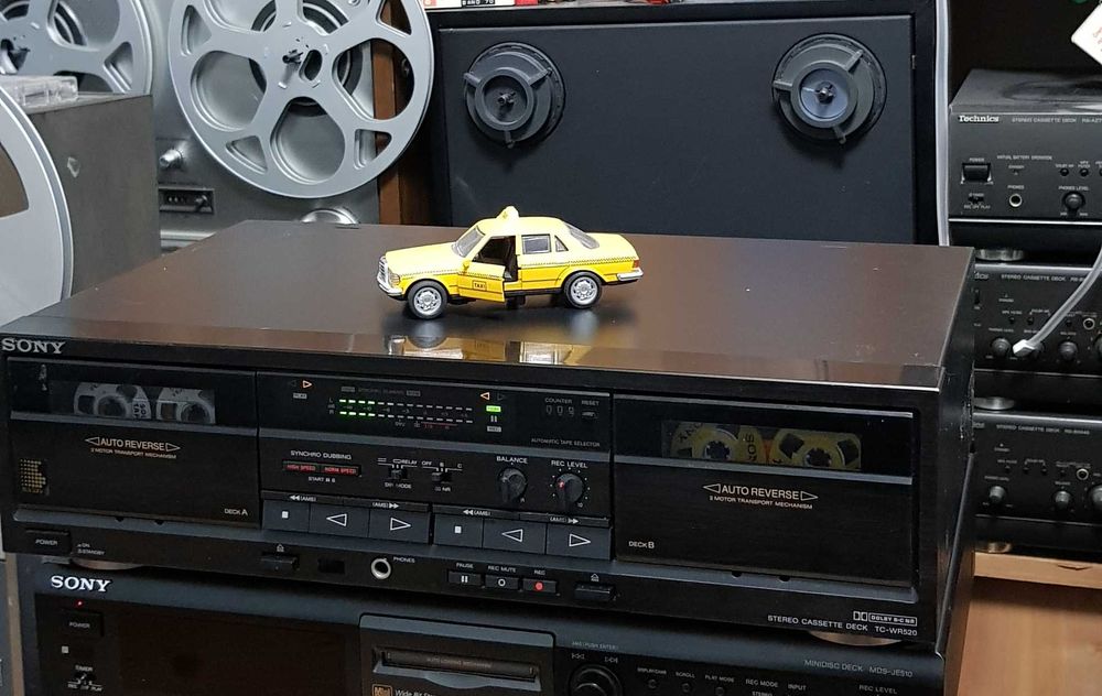 Casetofon Audio Deck Stereo Vintage SONY TC WR520 (Autoreverse)