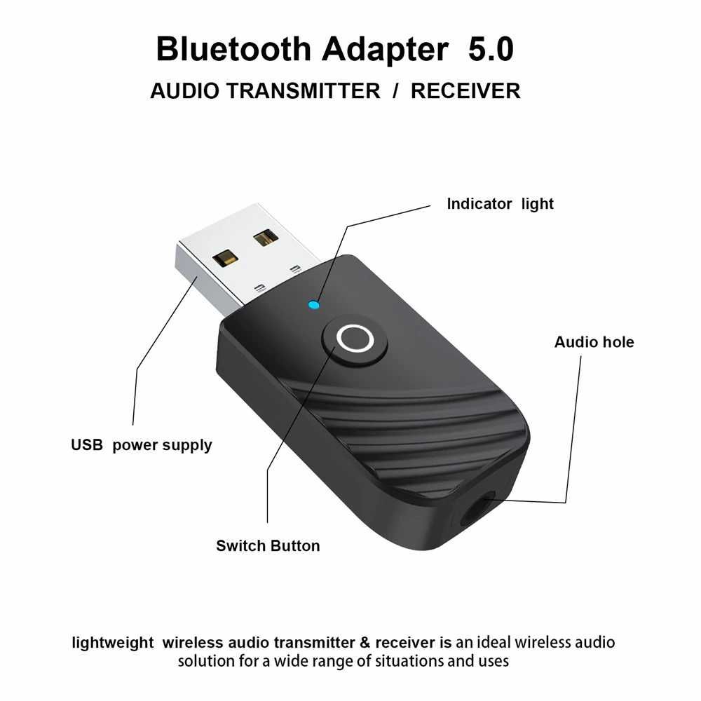 3в1 USB Bluetoooth 5.0 аудио предавател/приемник