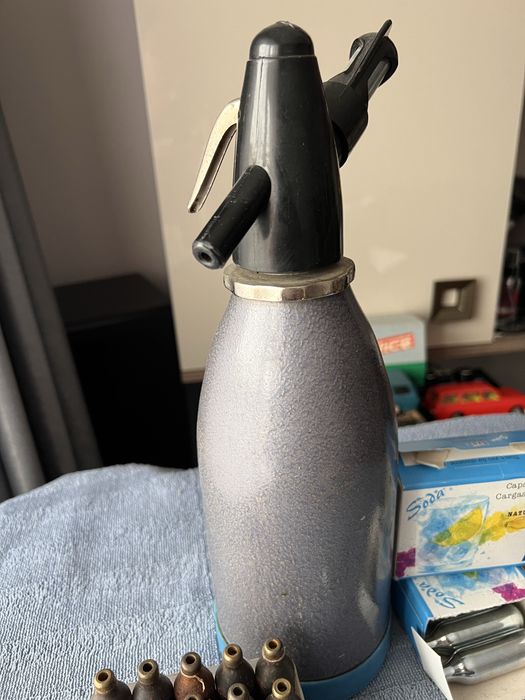 Sticla sifon cu capsule