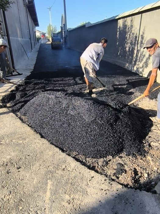 Asfaltlash xizmati sifatli va tezkor xizmat