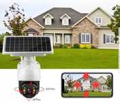 Camera supraveghere 4G cu panou solar si cartela 1080P