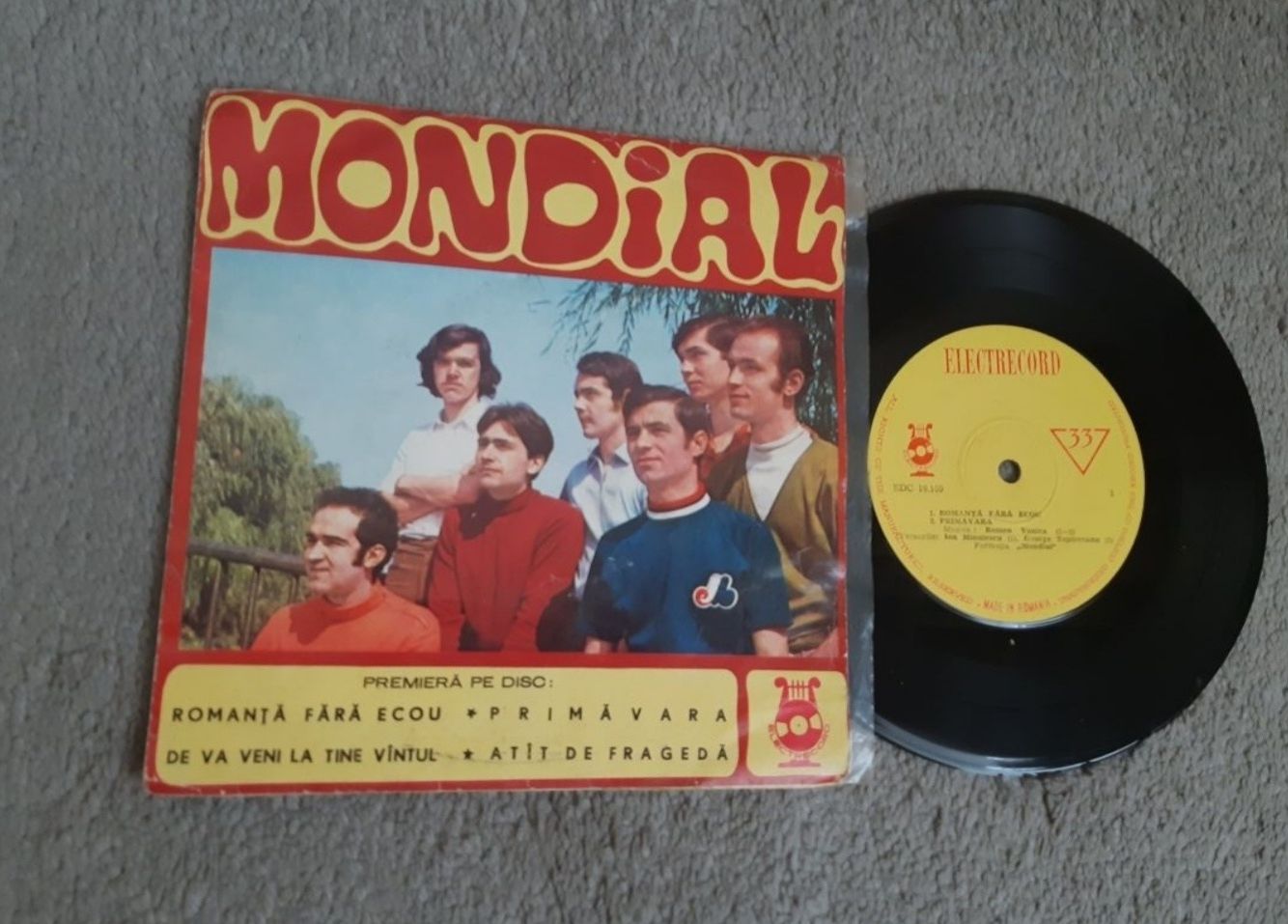 Disc vinil formații rock 5, Mondial, FFN