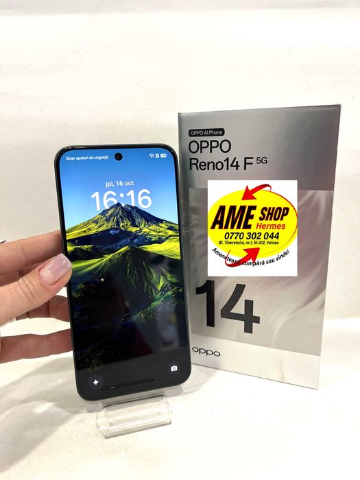 Oppo Reno 14F 5G, 256GB/8GB RAM, Luminous Green!