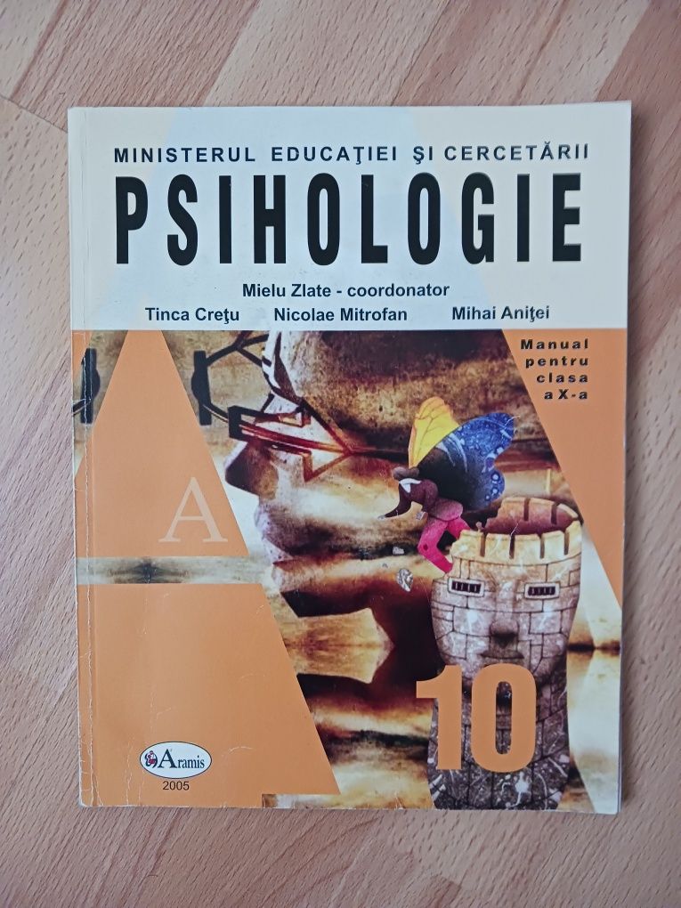 Vând cartea originală Manual Psihologie clasa X-a