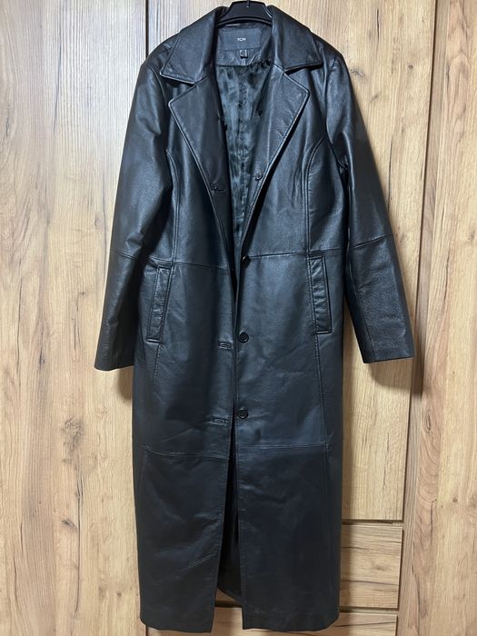 Geaca lunga piele naturala TCM