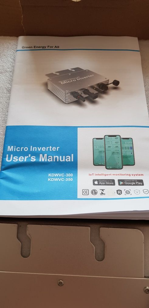 Соларен микро инвертор, 350W WVC 350W инвертор