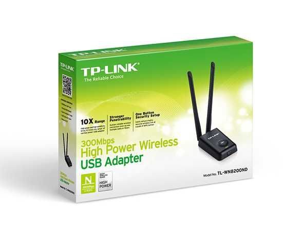 TP-Link TL-WN8200ND /Беспроводной сетевой USB-адаптер высокой мощности