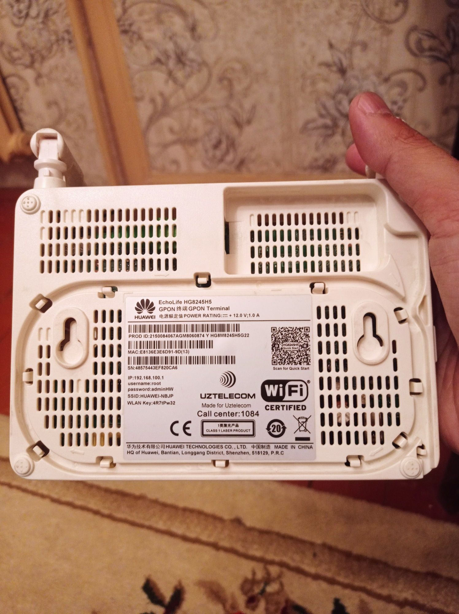 Wi-fe router sotiladi
