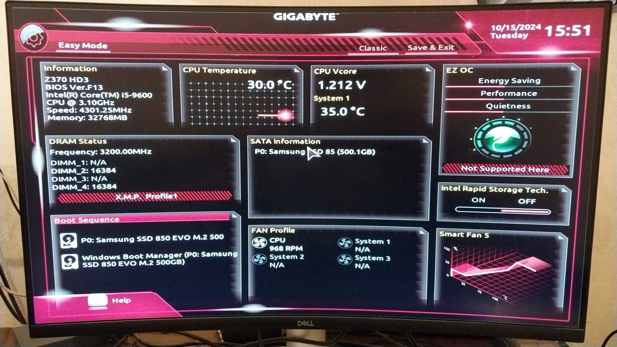 Процессор Intel i5 9600. Сокет LGA 1151 v2. 6 Ядер и 6 потоков. 4,6GHz