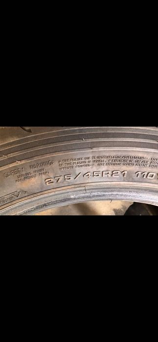tyres 275 45 21 Goodyead Eagl F1 DOT 2024