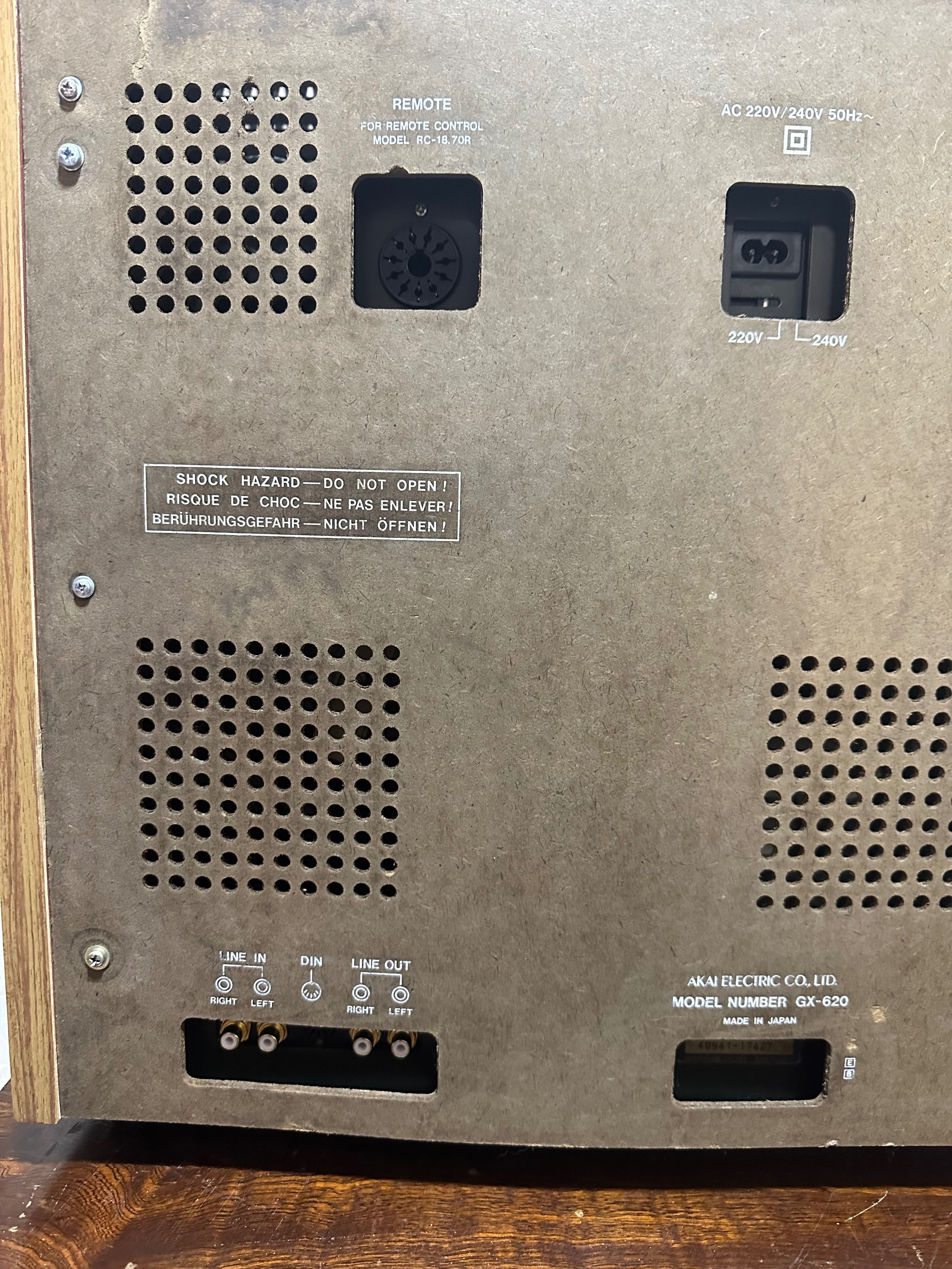 Vand magnetofon akai gx 620