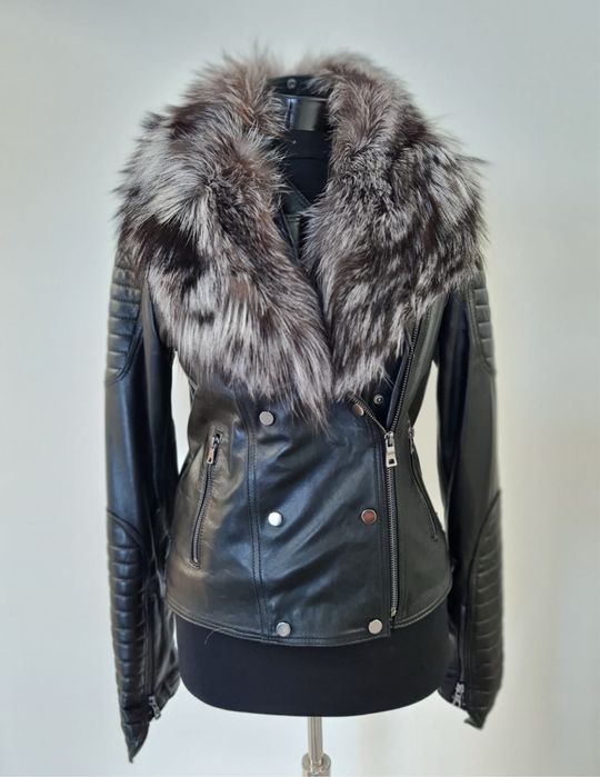 Geaca de piele naturala