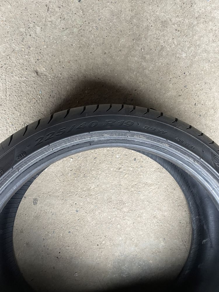 4 anvelope vara noi PIRELLI RFT 2x 225/40/19 2x255/35/19 dot 2019