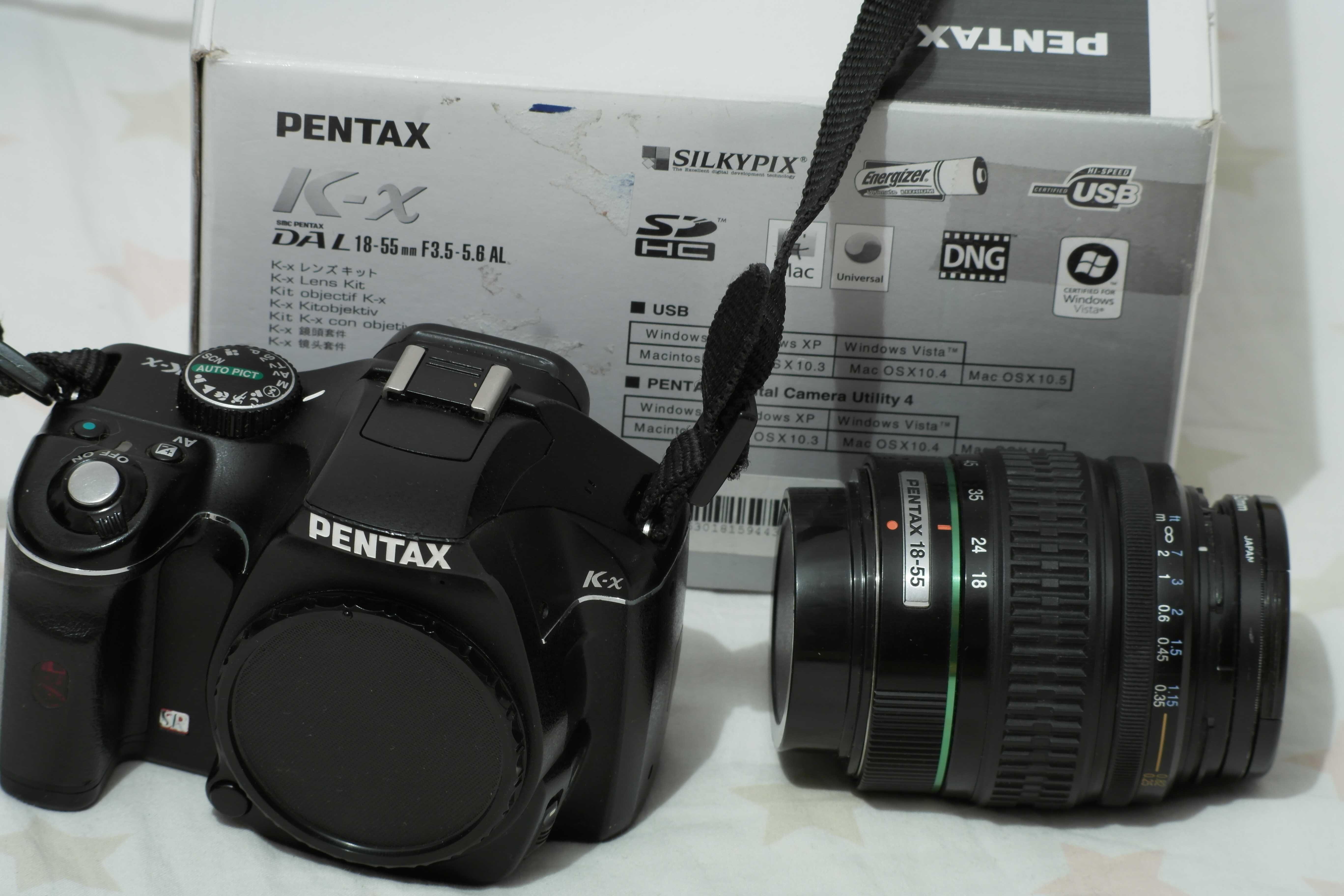 Pentax K-x с обектив 18-55 с проблем