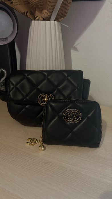 geanta chanel + portofel