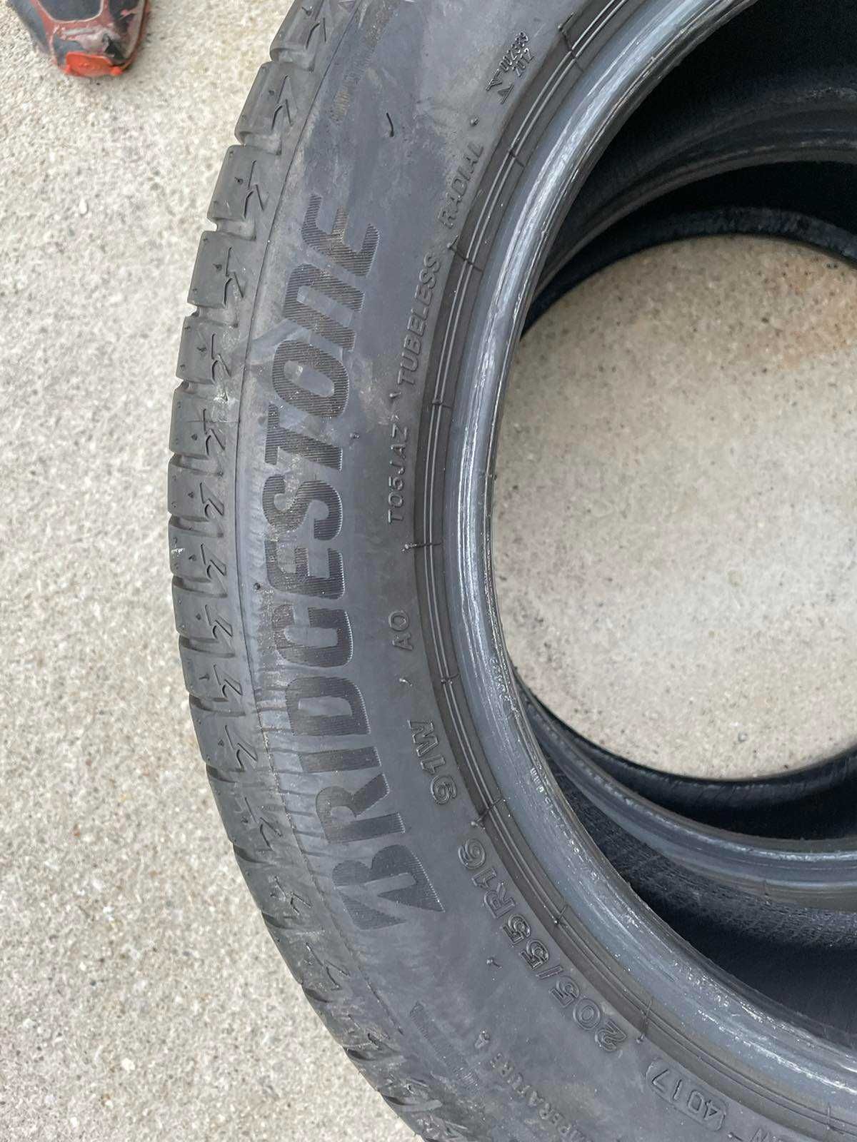 2бр летни гуми BRIDGESTONE 205/55/16 dot2118 | 6.5mm