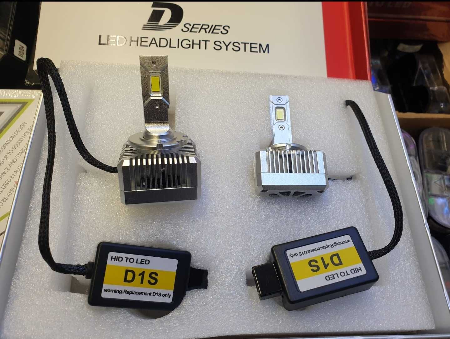 D3S D1S D2S Set becuri xenon/ led 6000k 35w