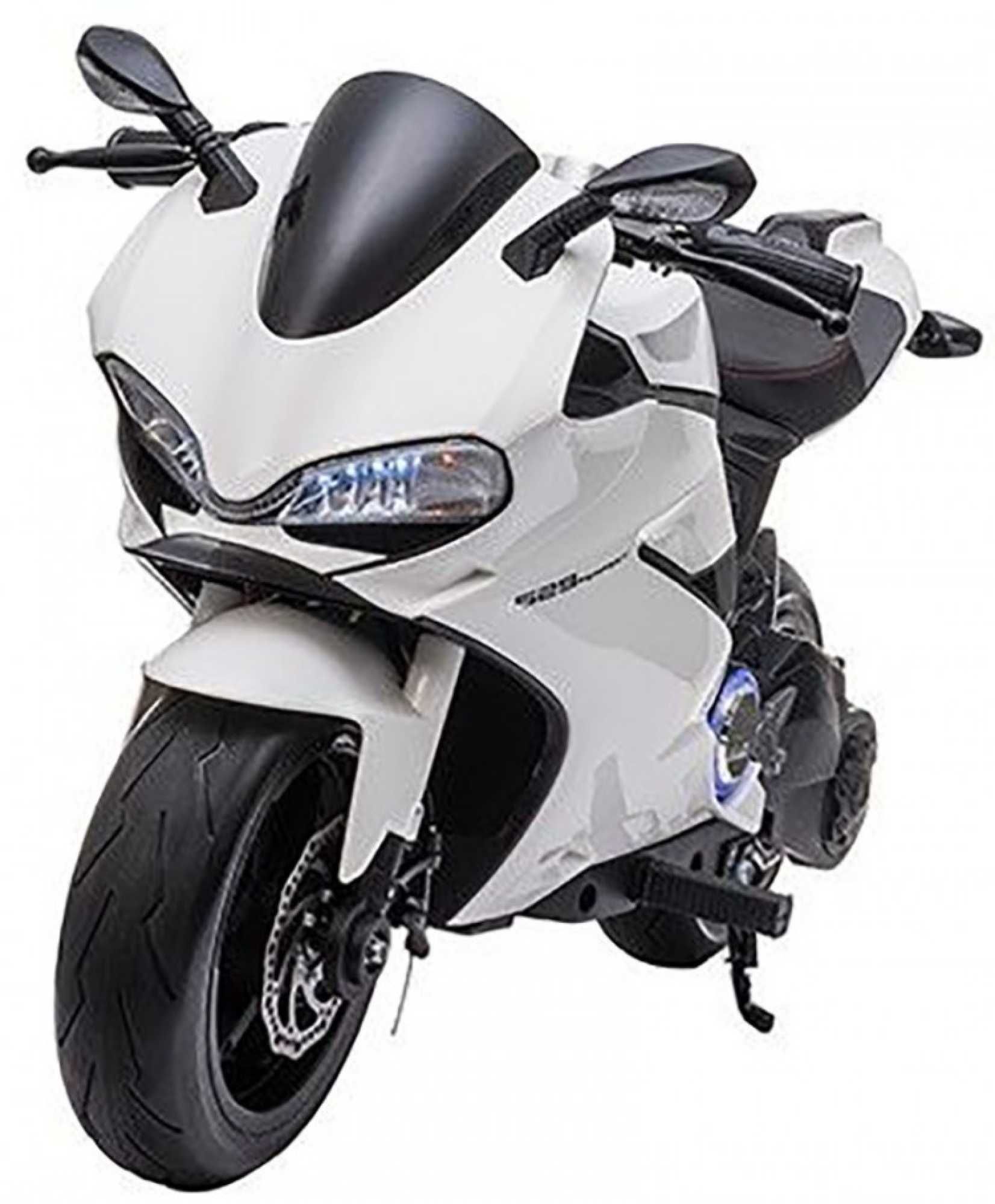 Motocicleta electrica copii 5-9 Ani SX1629 250W 24V, Roti Moi #Alb