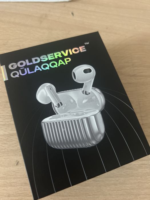 Наушники Gold service GS001, беспроводной наушник необычный/качество