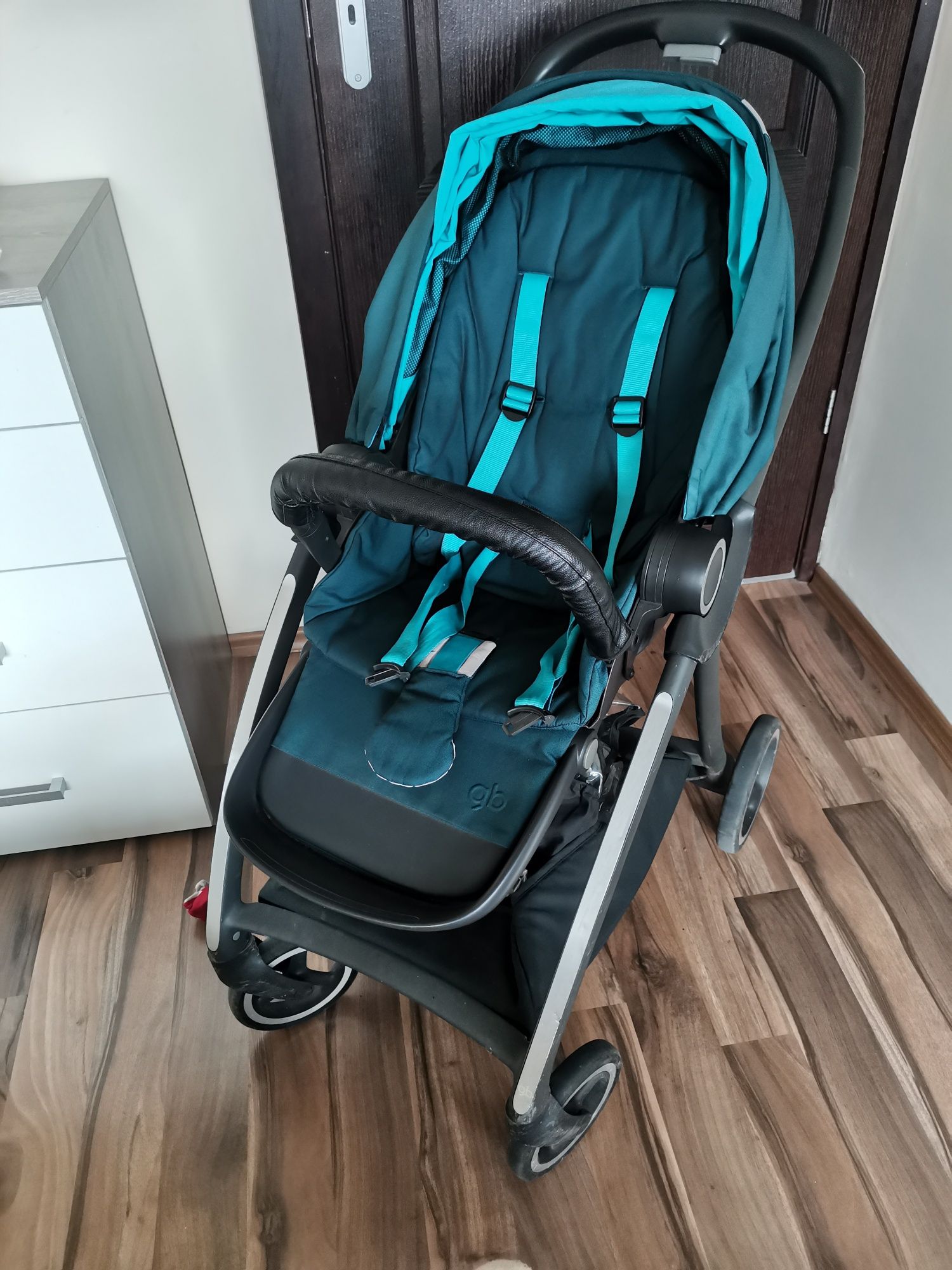 Бебешка количка модел GB Maris Capri blue 2 in 1 съвместима с Cybex