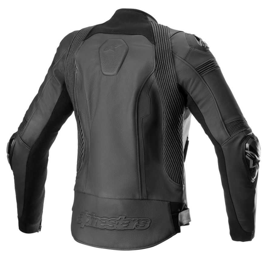 Alpinestars Stella Missile V2 Womens Leather Jacket - Black/Black