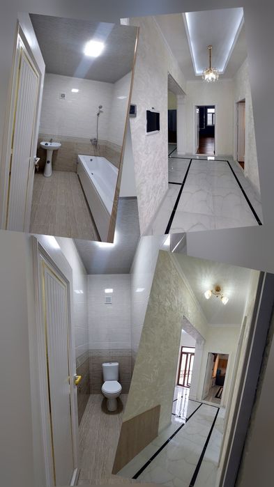 Uy sotladi yangi remont 2 sotx 5 xona 3 ta san uzel