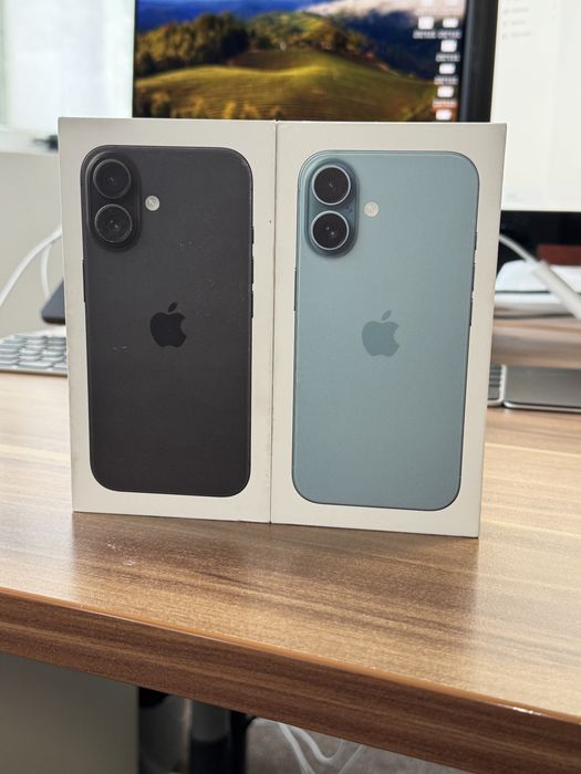 iPhone 16 / 128 GB / GARANȚIE 24 luni / Teal, Balck / Nou - Sigilat |