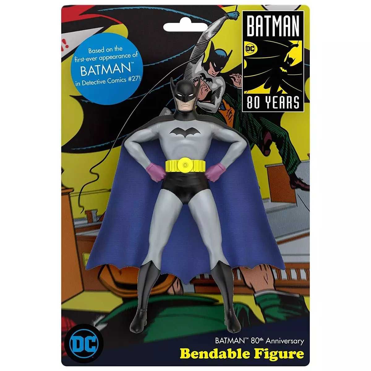 Figurina flexibila Batman, licenta DC comics banda desenata aniversara