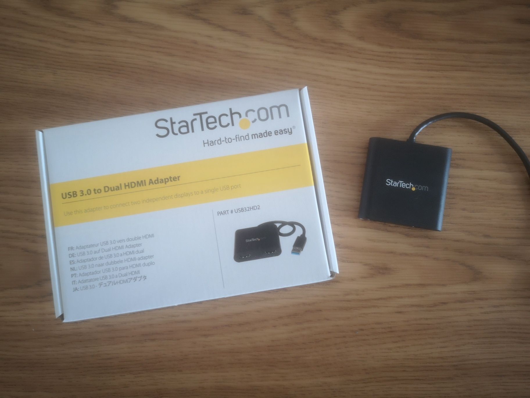 adaptor STARTECH USB 3.0 to Dual HDMI
