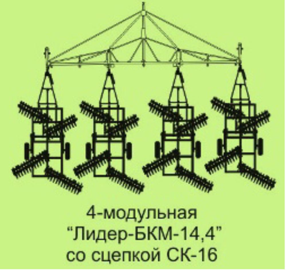 Продам или обменяю на зерно кольцевую борону 4-модульную БКМ-14.4м