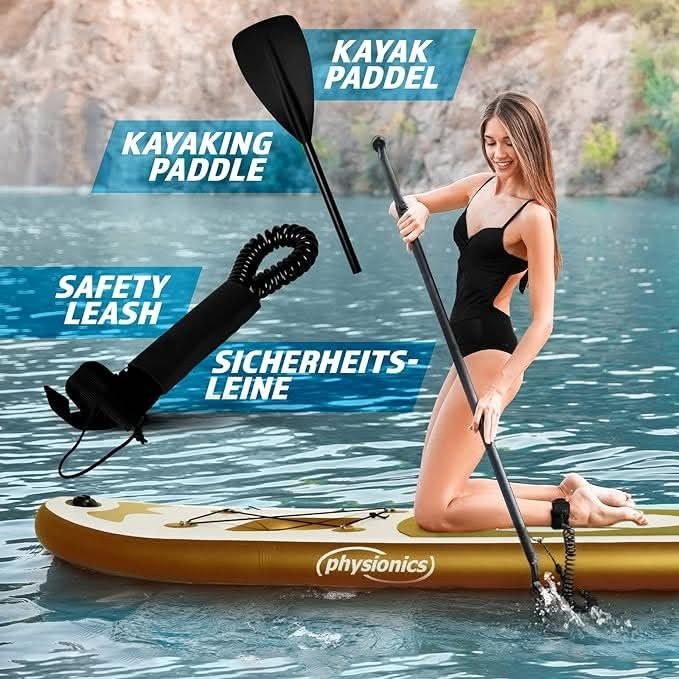 Надуваем SUP комплект Physionics® Stand Up Paddle Board  366 x 80 x 15