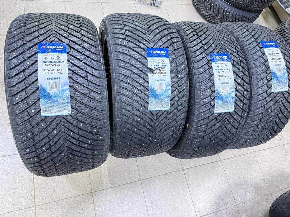 275 40 R 21 зимние шины Sailun Spike новая модель 315 35 R21 разношир