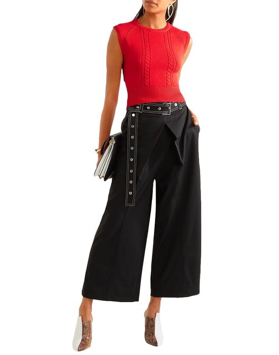 Плетен топ Victor Glemaud с отворен гръб, M - L, нов