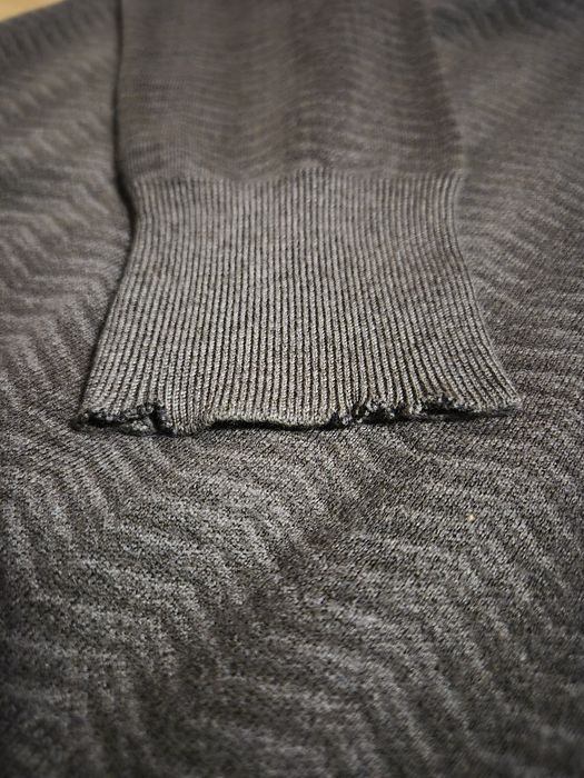 Pulover de lux Ermenegildo Zegna, V-Neck, Lână, Bărbați - L