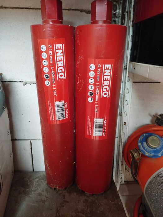 Mașină carotat ENERGO + set carote diamantate