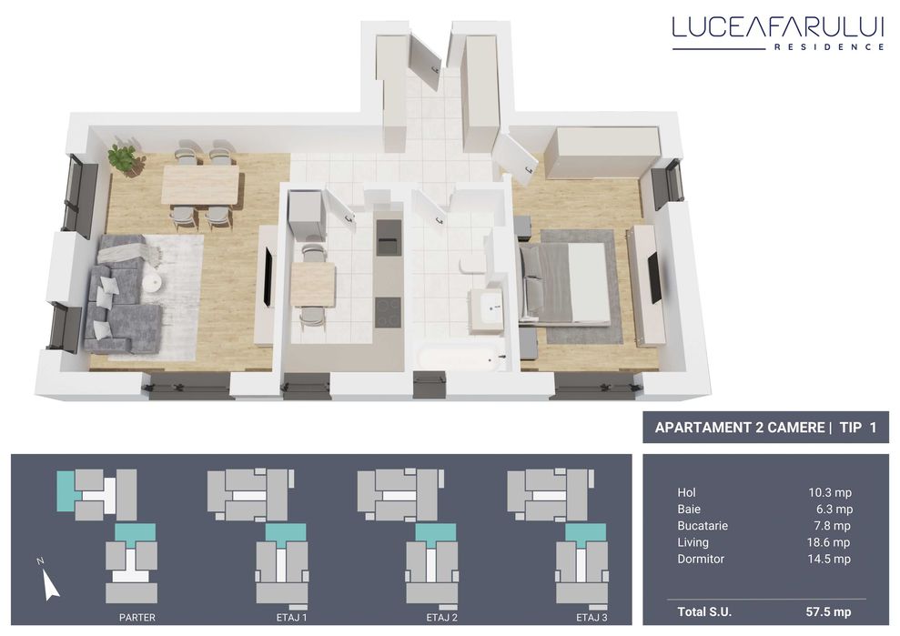 Apartamente NOI | Luceafărului Residence Târgoviște